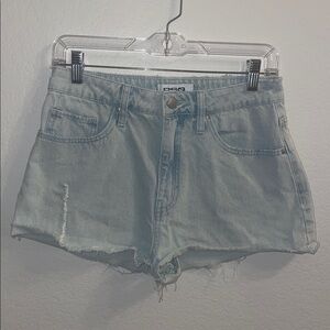 RSQ Light Wash Distressed Denim Shorts
